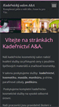 Mobile Screenshot of aasalon.cz
